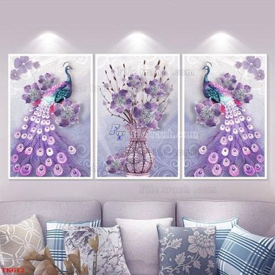 File in ấn chuyên nghiệp File tranh bộ in tráng gương hiện đại TK612 (file gốc)