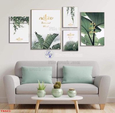 File tranh File tranh bộ in tráng gương hiện đại TK623 (ảnh gốc) độ nét vượt trội