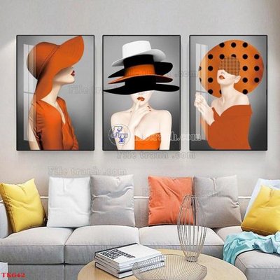 Download file gốc File tranh bộ in tráng gương hiện đại TK642 (in mica) logo