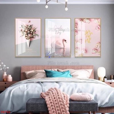 File tranh File tranh bộ in tráng gương hiện đại TK722 (gốc) chủ đề trừu tượng