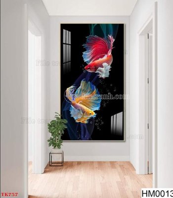 File gốc File tranh bộ in tráng gương hiện đại TK757 (cho in UV) siêu nét