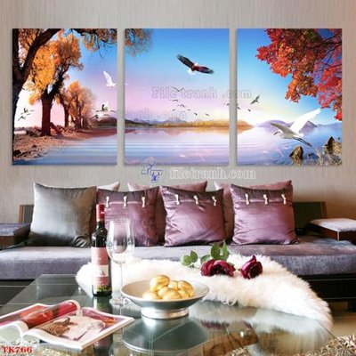 File gốc File tranh bộ in tráng gương hiện đại TK766 cho in ấn và thiết kế