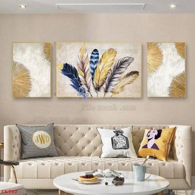 File in mica File tranh bộ in tráng gương hiện đại TK797 (bản gốc) sắc sảo