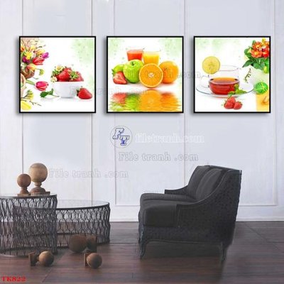 File tranh File tranh bộ in tráng gương hiện đại TK822 (bản gốc) treo tường