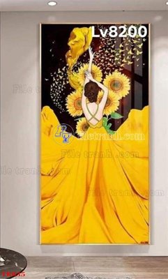 Hình ảnh gốc File tranh bộ in tráng gương hiện đại TK835 (để in khổ lớn)