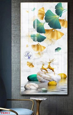 Hình ảnh gốc File tranh bộ in tráng gương hiện đại TK861 (để in khổ lớn)