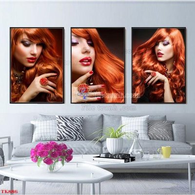 Download file File tranh bộ in tráng gương hiện đại TK886 (gốc) in mica ốp bếp