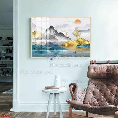 File gốc File tranh bộ in tráng gương hiện đại TK892 (thiết kế) cho in ấn