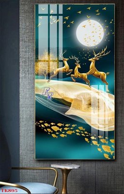 Tải file File tranh bộ in tráng gương hiện đại TK895 (PSD) cho in tranh kính