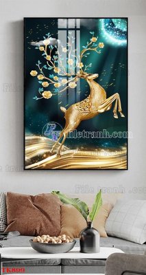 File in ấn File tranh bộ in tráng gương hiện đại TK899 (bản gốc) chất lượng cao