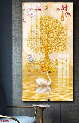 Tải file File tranh bộ in tráng gương hiện đại TK901 (PSD) cho in ấn quảng cáo