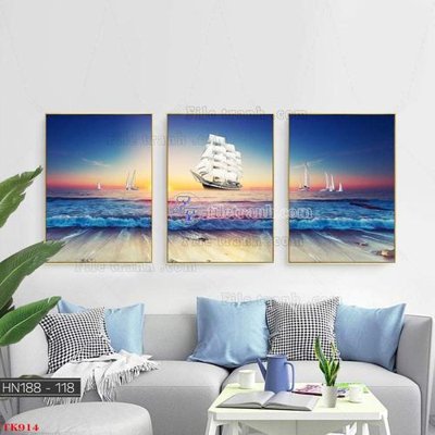 Tải file File tranh bộ in tráng gương hiện đại TK914 (PSD) cho in tranh 3D