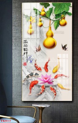 File gốc File tranh bộ in tráng gương hiện đại TK917 (ảnh rõ nét) để in