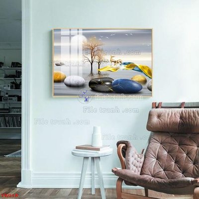File PSD File tranh bộ in tráng gương hiện đại TK918 (chất lượng in ấn)