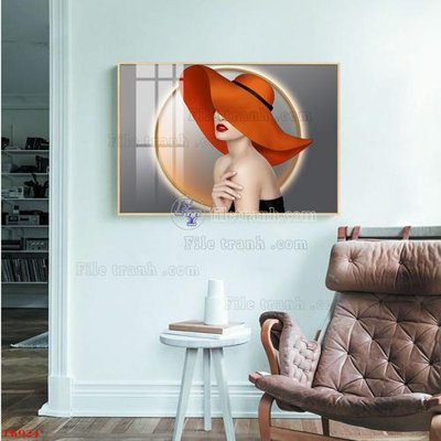 File gốc File tranh bộ in tráng gương hiện đại TK924 (phong cách) tối giản