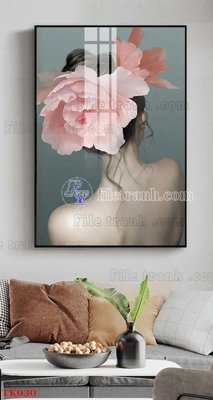 File tranh gốc File tranh bộ in tráng gương hiện đại TK930 (bản quyền) file PSD