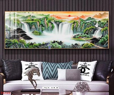 Tải file gốc in lụa File tranh bộ in tráng gương hiện đại TK949 siêu nét