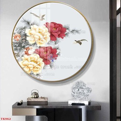 File in trần File tranh bộ in tráng gương hiện đại TK962 (bản gốc) mây trời