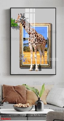 File tranh File tranh bộ in tráng gương hiện đại TK965 (ảnh gốc) độc quyền