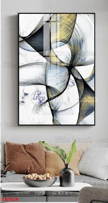 File ảnh File tranh bộ in tráng gương hiện đại TK978 (gốc) dùng in Pano