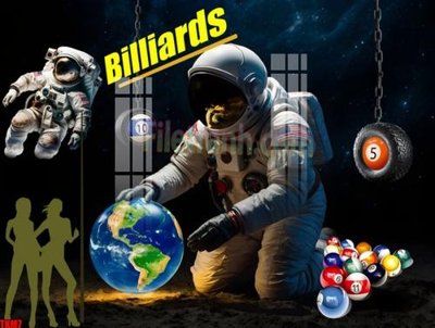 File in trần File tranh decor treo quán bida bi a BILLARD TKM7 (bản gốc) 5D