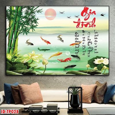 Tải file File tranh thư pháp TP028 (gốc) in ấn chất lượng