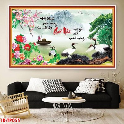 Tải file gốc File tranh thư pháp TP055 (bản PSD) chỉnh sửa được