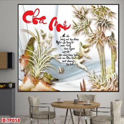 Ảnh mô tả file gốc in mica File tranh thư pháp TP058