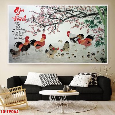 File ảnh gốc File tranh thư pháp TP064 (chuyên in mica)