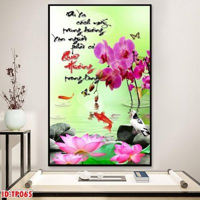 Tệp tin gốc File tranh thư pháp TP065 (chất lượng cao) File tranh thư pháp TP065