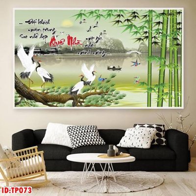 Download file gốc File tranh thư pháp TP073 (in lụa) cao cấp