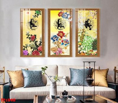 File gốc File tranh thư pháp TP1040 (in lụa) tranh phong thủy