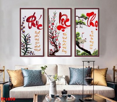 Hình ảnh gốc File tranh thư pháp TP1050 (để in khổ lớn)