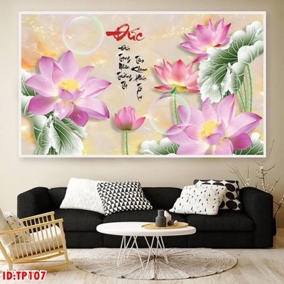 File gốc in ấn File tranh thư pháp TP107 chuẩn màu CMYK