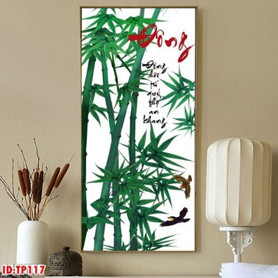 Tải file gốc in lụa File tranh thư pháp TP117 siêu nét