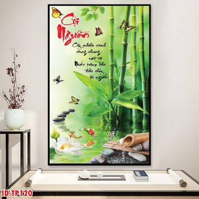 File ảnh File tranh thư pháp TP120 (gốc) in poster