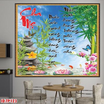 File gốc File tranh thư pháp TP123 (thiết kế) độc quyền