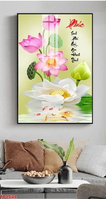 File gốc File tranh thư pháp TP1531 (in lụa) cao cấp