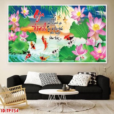 Tải file gốc in lụa File tranh thư pháp TP154 siêu nét