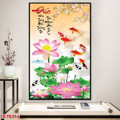 File PSD File tranh thư pháp TP156 (gốc) cho designer