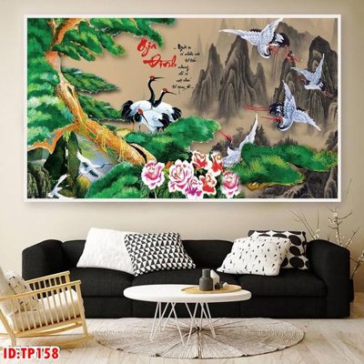 Tải file gốc File tranh thư pháp TP158 (bản PSD) chỉnh sửa được