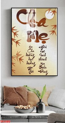 File ảnh File tranh thư pháp TP1585 (gốc) trang trí khách sạn