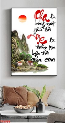 Tải file File tranh thư pháp TP1591 (gốc) chủ đề hoa sen