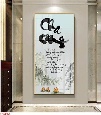 File tranh gốc File tranh thư pháp TP1593 chủ đề hiện đại
