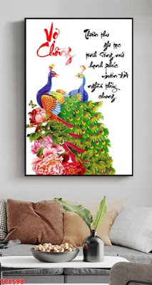 File gốc File tranh thư pháp TP1598 (in tráng gương) nghệ thuật