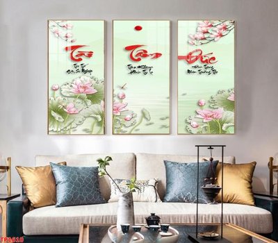 File in ấn File tranh thư pháp TP1610 (bản gốc) cao cấp