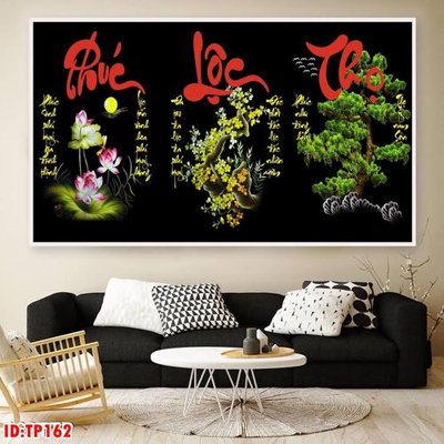 File PSD File tranh thư pháp TP162 (gốc) nhiều lớp (multi-layer)