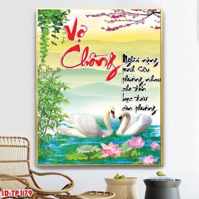 Tải file gốc File tranh thư pháp TP179 (in khổ lớn) không mờ