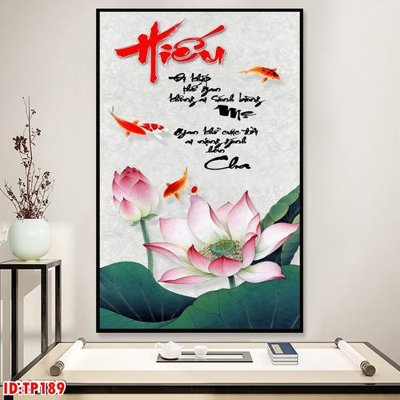 File ảnh gốc File tranh thư pháp TP189 (chuyên in mica)