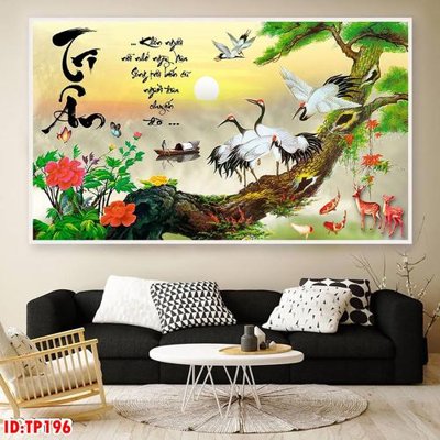 Tải file gốc File tranh thư pháp TP196 (để in lụa)